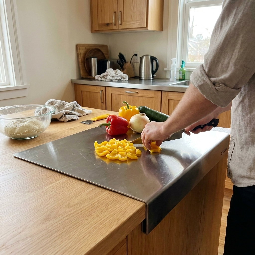 Craftova Stainless Steel Cutting Board