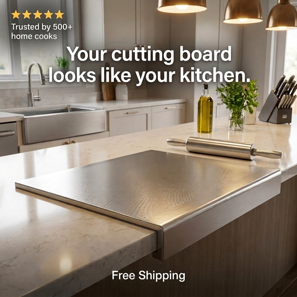 Craftova Stainless Steel Cutting Board